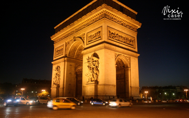 Lua de Mel em Paris - Arco do Triunfo